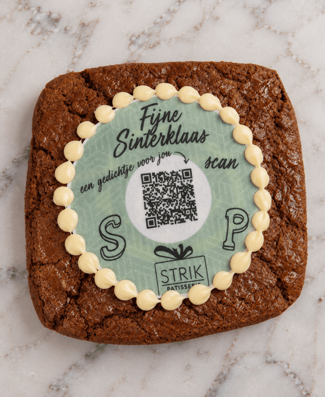 Speculaasplak (met gedicht) · Zonder amandel